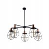 NOWODVORSKI 9738 MANUFACTURE LAMPA WISZĄCA CZARNA INDUSTRTIALNA 