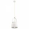 LAMPA WISZĄCA BIAŁA METALOWA INDUSTRIALNA DO KUCHNI NAD STÓŁ ARGON LOGAN 8280