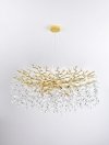 ZUMALINE MD4115-13IGN-II CINDY LAMPA WISZĄCA ZŁOTA GLAMOUR WISZĄCA Z KRYSZTAŁKAMI