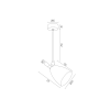 ARGON CHARLOTTE 4684 LAMPA WISZĄCA BIAŁA MINIMALISTYCZNA