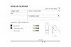 AZZARDO GORAN SENSOR AZ4696 LAMPA NA ELEWACJĘ Z CZUJNIKIEM RUCHU SZARA