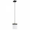 ARGON CANOA 8276 LAMPA WISZĄCA CZARNO ZŁOTA Z BIAŁYM KLOSZEM