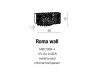 AZZARDO ROMA AZ1511 KINKIET SZKLANY GLAMOUR