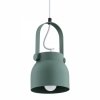 LAMPA WISZĄCA ZIELONA METALOWA INDUSTRIALNA DO KUCHNI NAD STÓŁ 20CM ARGON LOGAN 8293