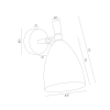 ARGON CHARLOTTE 4700 KINKIET NIEBIESKI MINIMALISTYCZNY