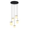 Lampa Wisząca Nowoczesna Brąz Antyczny Biały Klosz kula MERSETA PND-463325A-BRO+W ITALUX