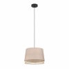 EGLO TABLEY 43975 LAMPA WISZĄCA NATURAL BOHO EKO VINTAGE ABAŻUR Z NATURALNEJ TKANINY Z DREWNEM