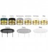Lampa abażur materiałowa - INTENSE GOLD 2280/3/OW LIGHT HOME