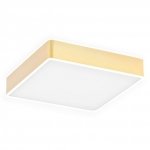 ARGON ATLANTIS 4051 PLAFON LED 35CM ZŁOTY POŁYSK BIAŁE WYKOŃCZENIE KWADRATOWY