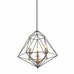 ITALUX MARESMO PEN-6369-3-BKBR LAMPA WISZĄCA DRUCIANY CZARNY KLOSZ 