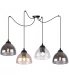 Lampa wisząca VENICE, sufitowa, żyrandol, czarny pająk, wielokolorowy, do kuchni, salonu