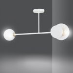 LAMPA NOWOCZESNA DEKORACYJNA EMIBIG MINERVA 2 WHITE