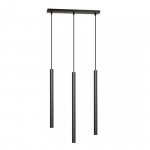 LAMPA WISZĄCA TUBA NAD STÓŁ BAR WYSPĘ DO KUCHNI JADALNI EMIBIG SELTER 3 BLACK