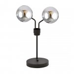 LAMPKA STOŁOWA NOCNA CZARNA KULE SZKLANE EMIBIG NOVA LN2 BLACK/GRAFIT