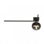 LAMPA SUFITOWA PLAFON CZARNY KLOSZ KULA EMIBIG IMAGO 1F BLACK/STRIPE