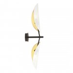 KINKIET CZARNY DEKORACYJNY EMIBIG VENE K2 WHITE/GOLD