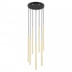 LAMPA WISZĄCA TUBA NAD STÓŁ BAR WYSPĘ DO KUCHNI JADALNI EMIBIG SELTER 7 PREMIUM GOLD  oprawa oświetleniowa