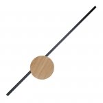 TK LIGHTING JAVA II BLACK WOOD 1441 KINKIET NOWOCZESNY CZARNY Z DREWNEM LED