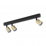 TK LIGHTING TOP GOLD 6315 LAMPA SUFITOWA PLAFON SPOT CZARNO ZŁOTY