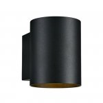 KINKIET METALOWY CZARNO ZŁOTY TUBA ŚWIECI GÓRA DÓŁ LIGHT PRESTIGE OREGON  LP-106/1W BK/GD