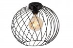 LAMPA CZARNA DRUCIANA METALOWA CZARNA KULA LUCIDE DANZA 21128/40/30
