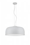 DUŻA BIAŁA LAMPA NAD STÓŁ METALOWA 50CM DO JADALNI KUCHNI SALONU BARON 309800431 TRIO