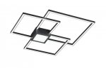 LAMPA SUFITOWA LED PLAFON KWADRATY RAMKI NOWOCZESNY DO SALONU SYPIALNI KUCHNI HYDRA 676210442 TRIO