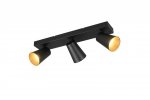 LAMPA SUFITOWA PLAFON SPOT REFLEKTORKI CZARNE DO POKOJU KUCHNI TRIO SHARP