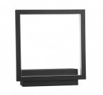 KINKIET LED CZARNY RAMKA KWADRATOWA NOWOCZESNA DO SALONU SYPIALNI LUCES EXCLUSIVAS LEPE LE41434