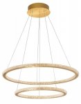 LAMPA WISZĄCA TING ZŁOTY OBRĘCZ DO SALONU SYPIALNI LUCES EXCLUSIVAS MONTE LE41691