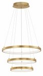 ZŁOTA LAMPA LED NOWOCZESNA RING DO SALONU SYPIALNI LUCES EXCLUSIVAS NUEVE LE41709