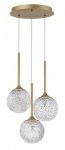 LAMPA ZŁOTA SZKLANE KLOSZE KULE DEKORACYJNE DO SALONU SYPIALNI JADALNI KUCHNI LUCES EXCLUSIVAS PASTO LE41741