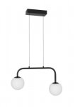 LAMPA CZARNA NOWOCZESNA BIAŁA KULA LUCES EXCLUSIVAS UBEDA LE41804