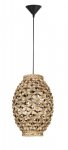 LAMPA WISZĄCA NATURAL EKO RATTANOWA DO SALONU JADALNI KUCHNI W STYLU BOHO  LUCES EXCLUSIVAS PARANA LE42132