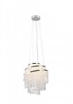 LAMPA WISZĄCA Z KRYSZTAŁKAMI GLAMOUR DO SYPIALNI SALONU POKOJU RL POMP R37349106 REALITY LEUCHTEN