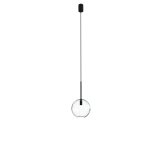 NOWODVORSKI 7847 SPHERE S LAMPA WISZĄCA CZARNA KULA SZKLANA