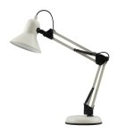 ITALUX TIAGO TB-29743-BG LAMPKA BIURKOWA KREŚLARSKA BIAŁA REGULOWANA GABINETOWA