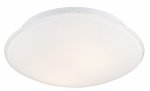 PLAFON OKRĄGŁY SZKLANY NA ŻARÓWKI 40CM BIAŁY DO POKOJU KUCHNI KORYTARZA ARGON GIN 329