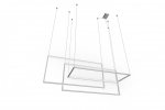 AZZARDO METRIC AZ2915 LAMPA WISZĄCA GEOMETRYCZNA PROSTOKĄT BIAŁA