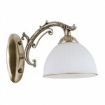 ITALUX FENEZA WL-5122-1 LAMPA KINKIET KLASYCZNY SZKLANY KLOSZ