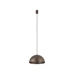 NOWODVORSKI 10618 HEMISPHERE SUPER S LAMPA WISZĄCA METALOWA KOPUŁA BRĄZOWA CZEKOLADOWA 