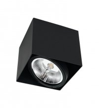 Lampa oprawa podtynkowa wpuszczana LED PLAZA, w kolorze czarnym, 1xGU10 