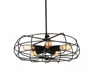AZZARDO FAN PENDANT AZ2532 LAMPA WISZĄCA AWANGARDOWA