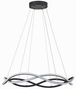 REALITY AMIRA 343601-30 LAMPA LED CZARNA NOWOCZESNA  DO SALONU JADALNI  SYPIALNI