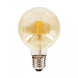 Żarówka Filamentowa LED 6W G80 E27 2700K Amber