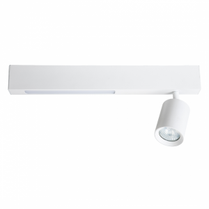 LAMPA SUFITOWA LISTWA REFLEKTOR 9W+1xGU10 BIAŁA MAGNET MILAGRO ML1131