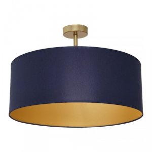 MILAGRO Lampa sufitowa BEN NAVY BLUE/GOLD 3xE27