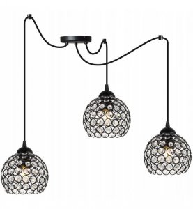Lampa wisząca regulowana - SPIDER CRYSTAL 2220/3 LIGHT HOME