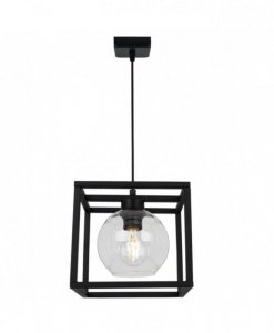 Lampa wisząca nowoczesna - HAGA CAGE 2370/1/B LIGHT HOME