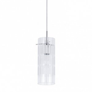 ITALUX MAX MDM1957-1 LAMPA WISZĄCA SZKLANY PRZEZROCZYSTY KLOSZ 